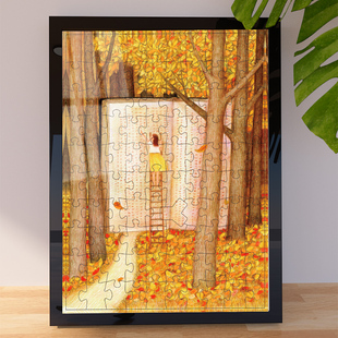 puzzlego孔雀工作室蔷薇盛开的季节秋读208片益智成人减压拼图