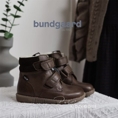 丹麦bundgaard儿童羊毛靴