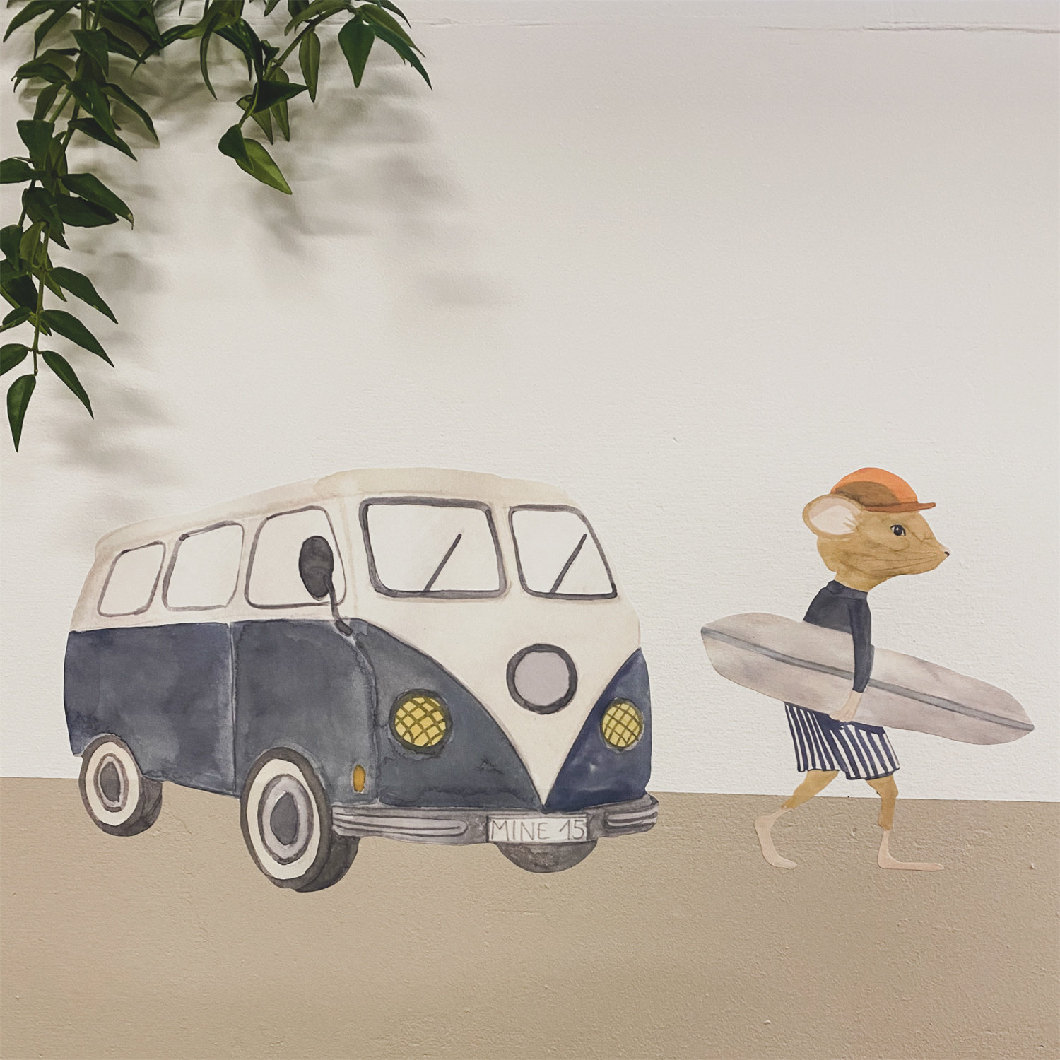 现货丹麦that'smine宝宝房儿童房墙壁贴纸卡通北欧环保墙贴装