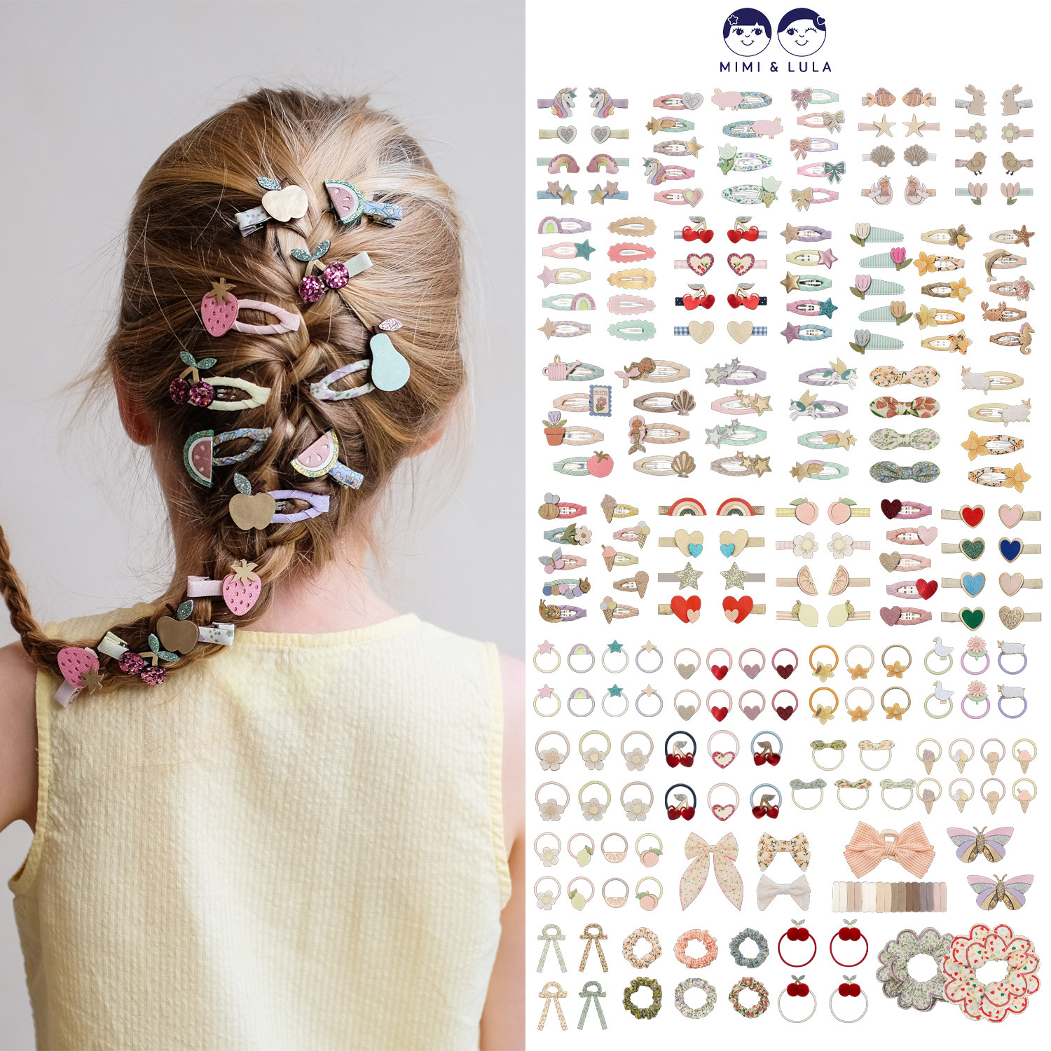 26SS新款现货英国MIMI LULA儿童发饰可爱小众甜美百搭发夹发圈,童装/婴儿装/亲子装,发饰,淘宝优惠券,粉丝福利购,淘宝优惠卷