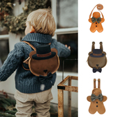 24AW荷兰DONSJE儿童背包圣诞系列纯皮可爱姜饼人小熊双肩包