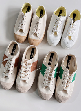 8Z 现货斯洛伐克Novesta成人经典帆布鞋纯色硫化低帮系带男女