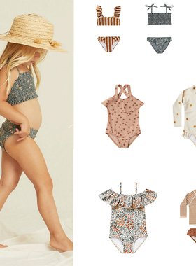 3Z 清仓特价 RC Rylee&Cru儿童防晒连体分体泳衣泳裤男女宝宝长袖