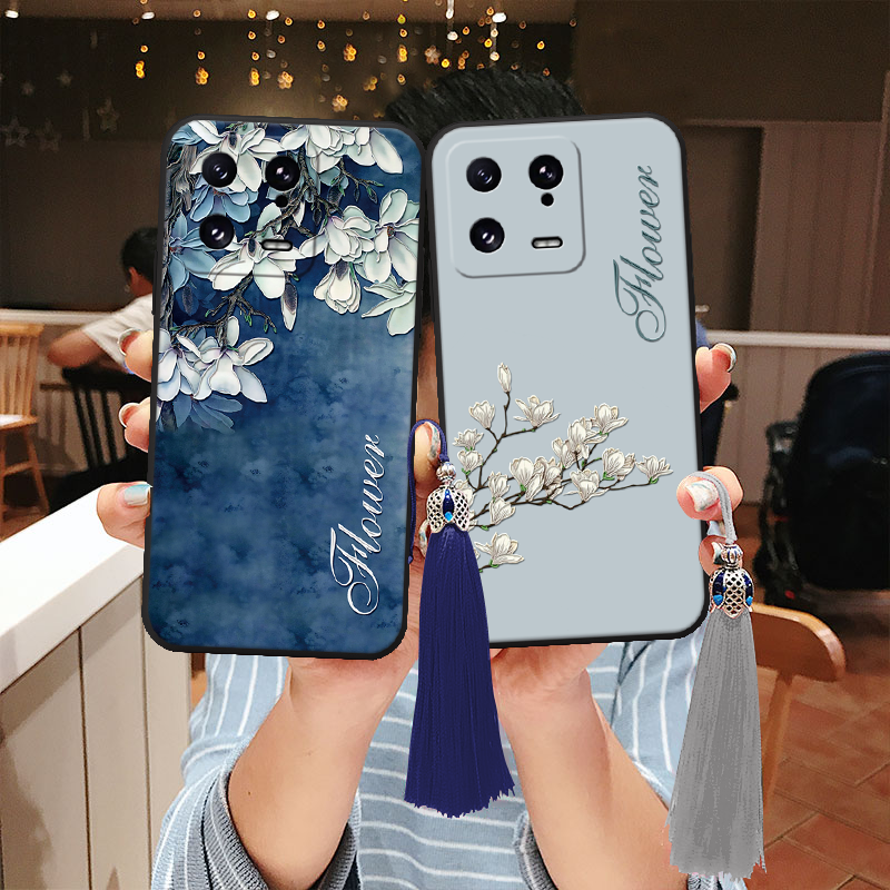 适用小米立体浮雕国风手机壳