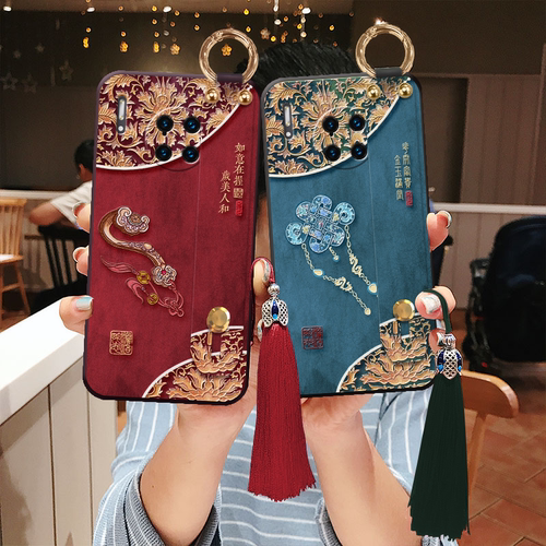 适用华为立体浮雕国风手机壳