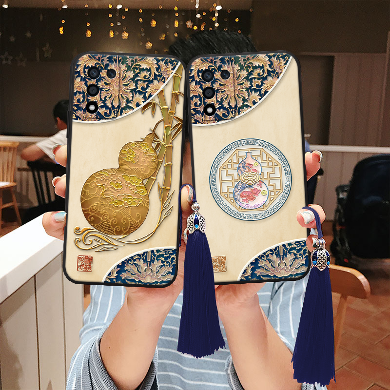适用oppo立体浮雕葫芦寓意手机壳
