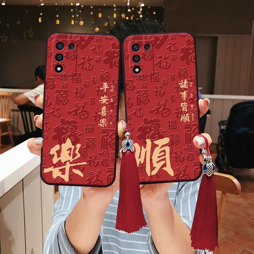 适用oppo立体浮雕平安皆顺手机壳