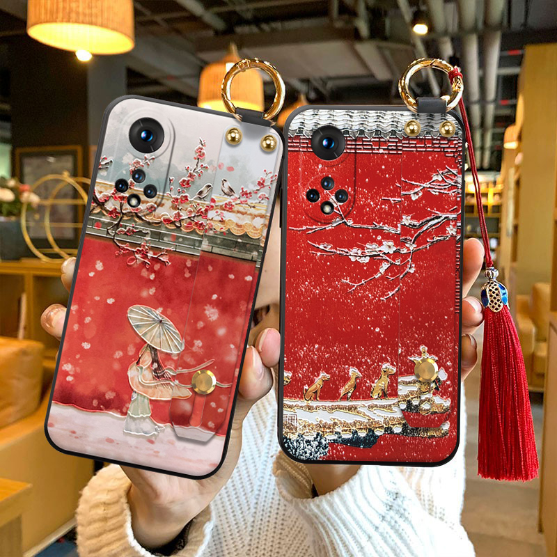 适用荣耀立体浮雕国风手机壳