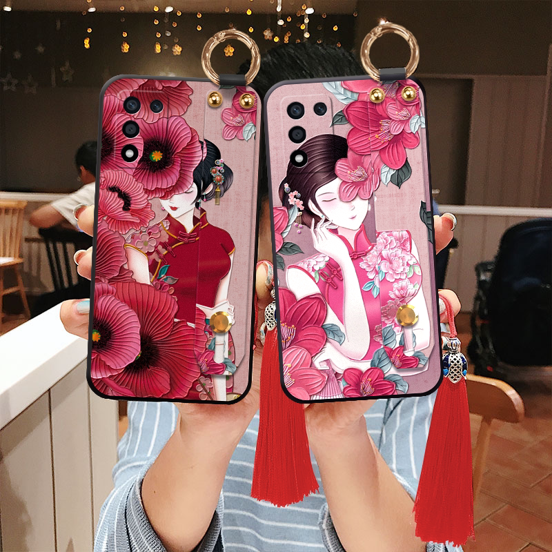 立体浮雕oppo适用k11手机壳a2中国风pro旗袍a58x腕带a97古风a96妈妈k9