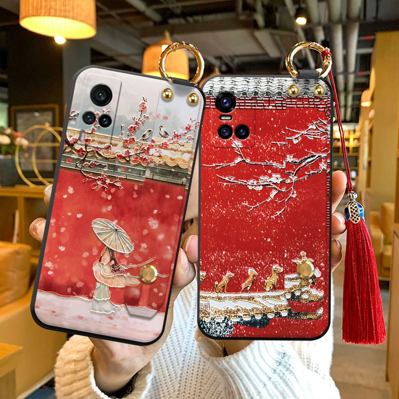 适用vivo立体浮雕国风手机壳