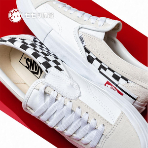 VANS SLIP-ON CAP范斯解构拼接棋格男子低帮滑板鞋VN0A3WM5VLY