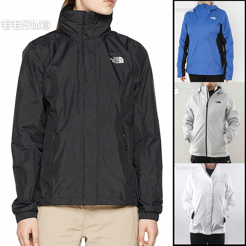 the north face北面修身女冲锋衣外套夹克衫连帽衣服nf0a3072kx7