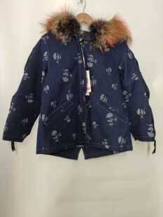 纳C女装 秋冬白鸭绒牛仔派克羽绒服派克服7228