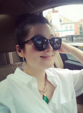 绿色天然石水滴短款锁骨链