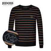 针织衫 JEDOSS SL076 简约条纹百搭修身 长袖 爵迪斯男装 秋冬新款