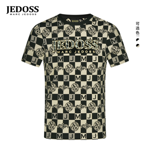 立体浮雕满印花短袖 JEDOSS 专柜新款 夏季 T恤HM870 爵迪斯男装