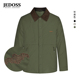 2025秋冬专柜新款 JEDOSS 爵迪斯男装 拼接翻领微阔老钱风羽绒服011