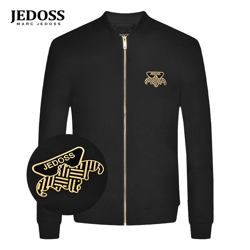 爵迪斯秋冬新款拉链立领夹克