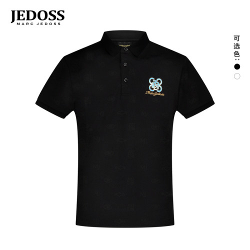 JEDOSS/爵迪斯男装夏季专柜新款满水印胸标POLO领短袖T恤0293