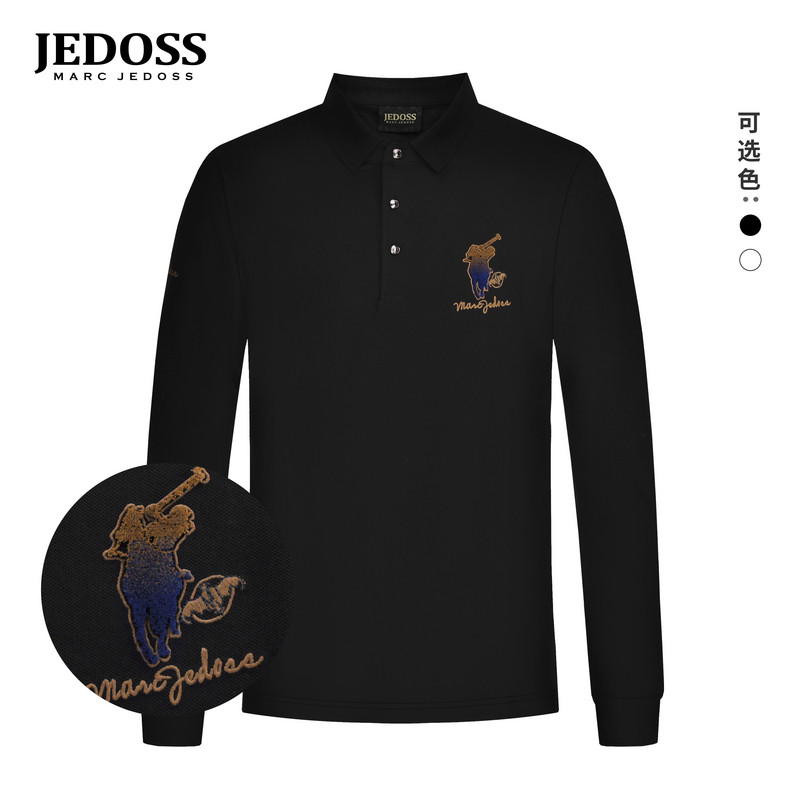 爵迪斯秋冬新款长袖POLO衫