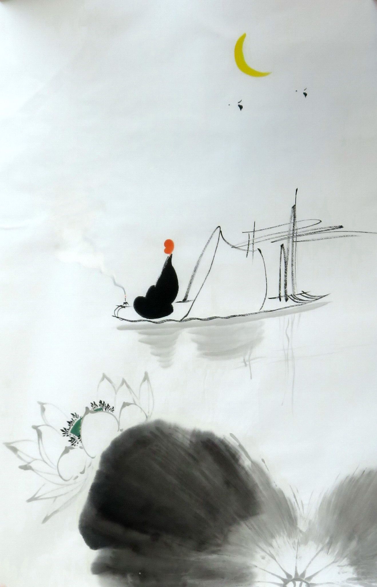 新颖收藏国画纯手绘创意经典人物画四尺三开人物my90712191