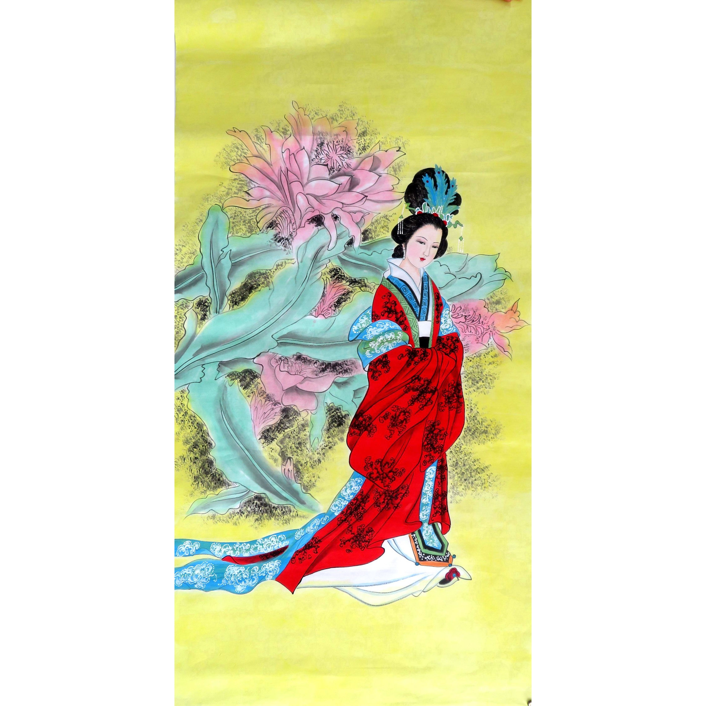 【墨香村】特价工笔国画纯手绘四国画