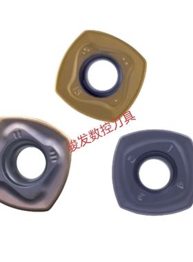 四方铣刀片SDMT150512/120512大切削高效开粗刀粒ASRF刀盘 快进给