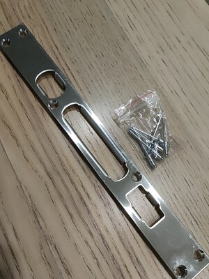 防盗门锁导向片加厚门框扣片锁舌锁槽孔挡片扣板铁片锁具配件大全