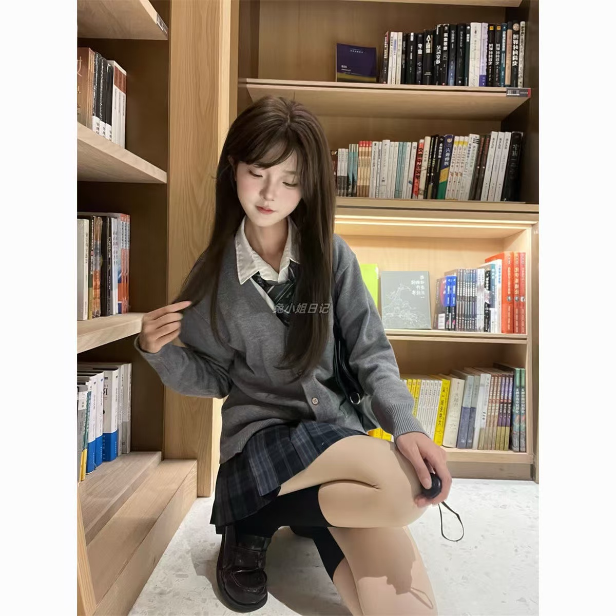 jk制服日系针织软妹外套