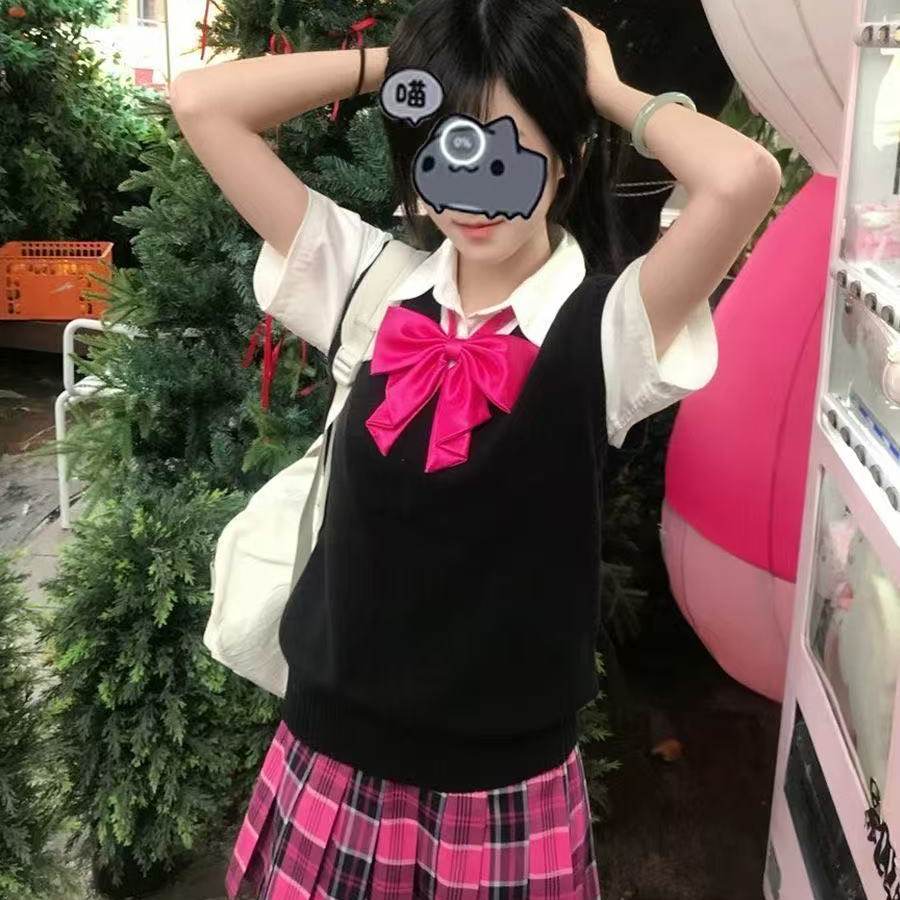 JK制服衬衫校供穿搭JK小玫短裙