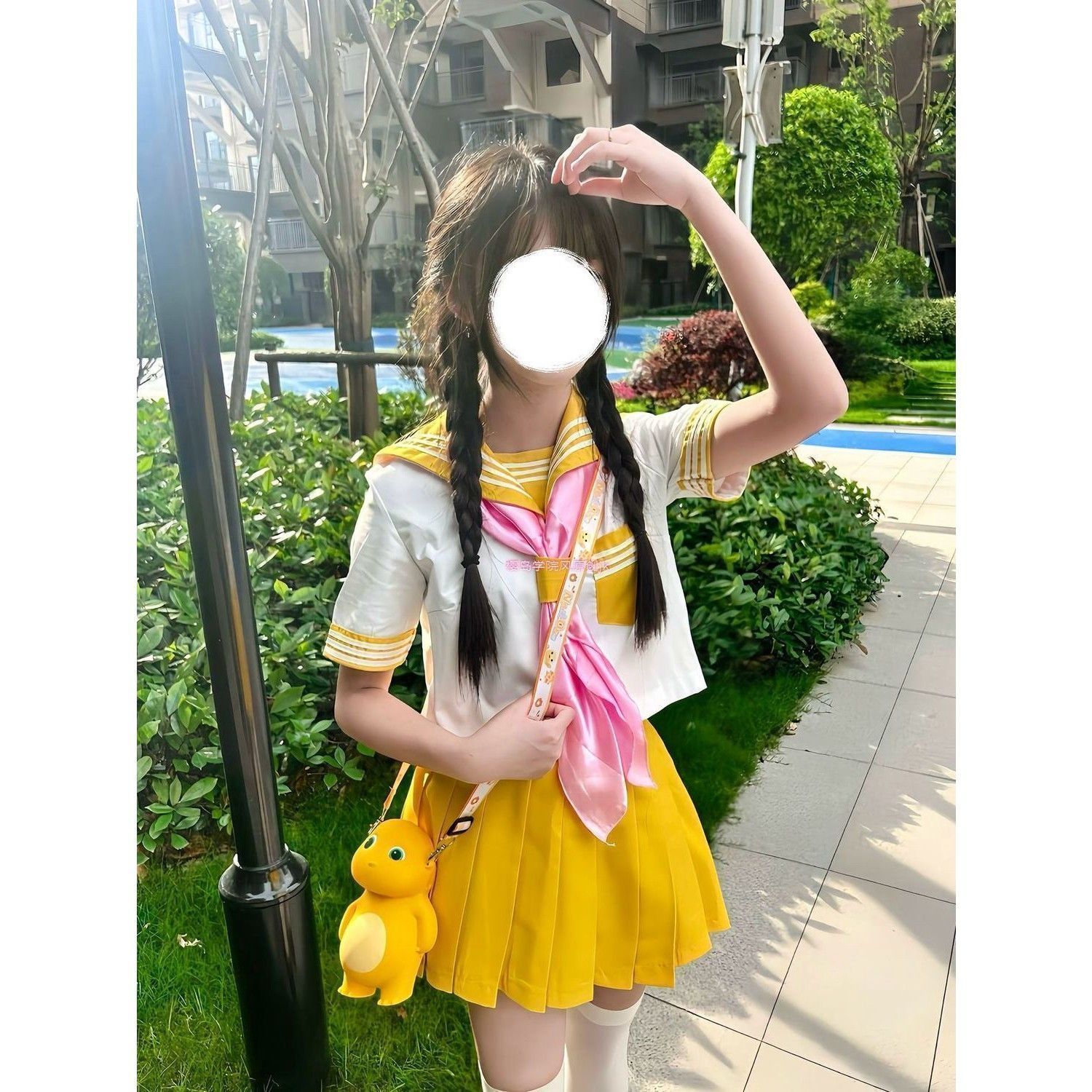 2026日系JK基础款三本黄色JK制服正统原创jk水手服套装学院短袖女