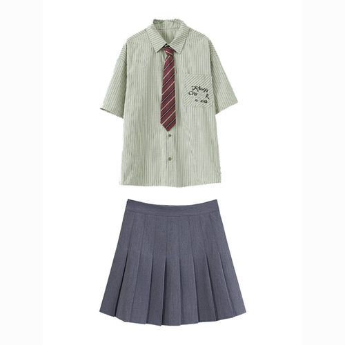 夏季新款三件套条纹设计感百搭