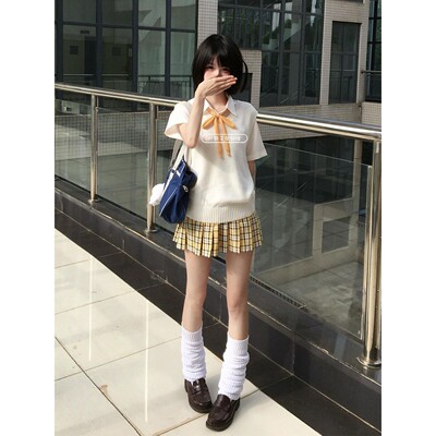 夏季薄款JK学院风制服格裙套装