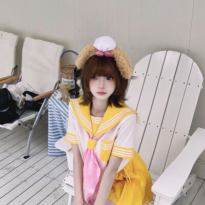樱木子JK清凉短袖水手服套装