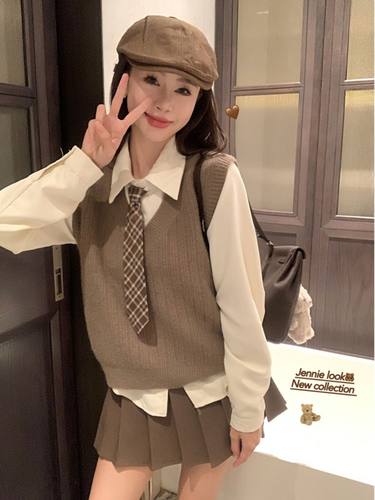 半身裙女秋季2023新款三件套