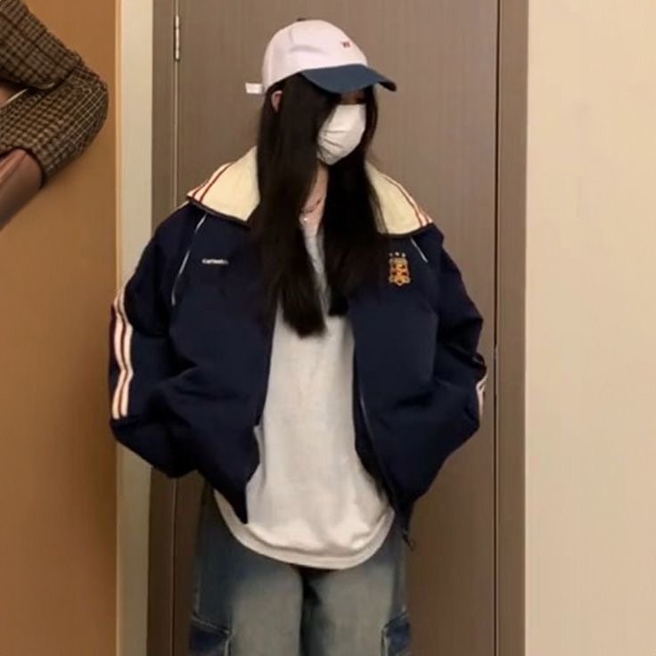 日系撞色潮牌字母刺绣条纹棉服女冬季新款复古宽松学生外套面包服,女装/女士精品,棉衣/棉服,淘宝优惠券,粉丝福利购,淘宝优惠卷