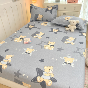定做儿童卡通全棉床笠榻榻米床罩床套0.9x1米x1.2x1.35x1.5x1.9x2