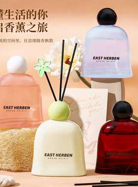 新款无火香薰精油家用办公卧室客厅厕所空气清新剂摆件持久香氛
