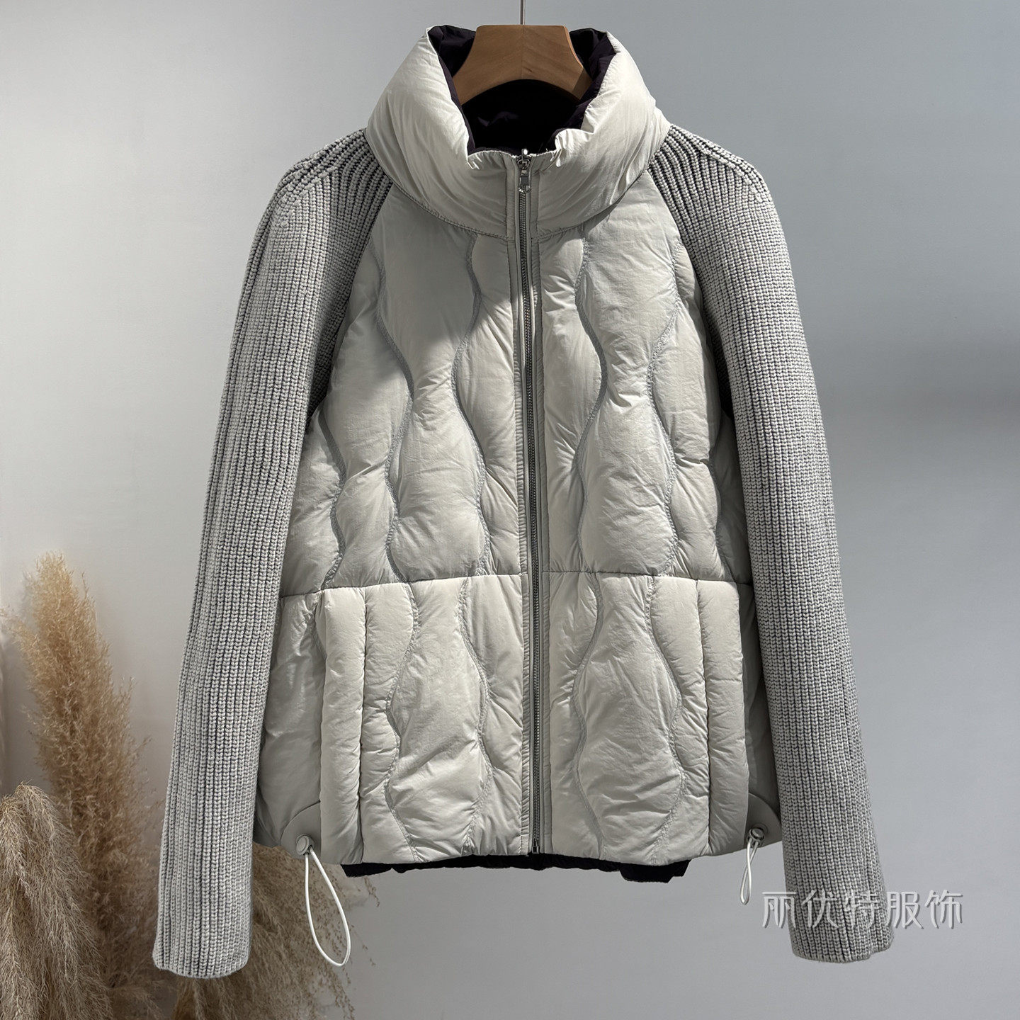 拼接针织袖羽绒服女两面双穿洋气小个子轻薄短外套2025秋冬新款爆,女装/女士精品,羽绒服,淘宝优惠券,粉丝福利购,淘宝优惠卷