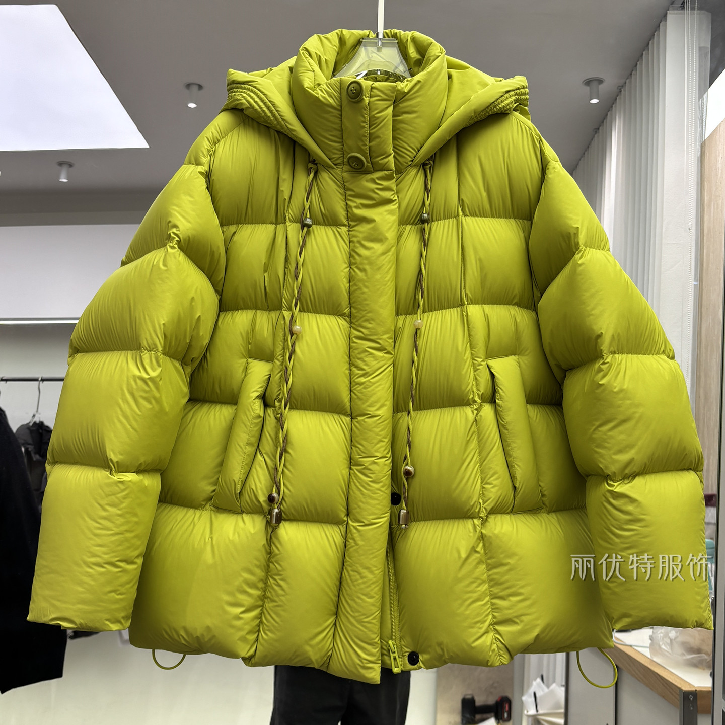 加厚中长款羽绒服90鸭绒外套