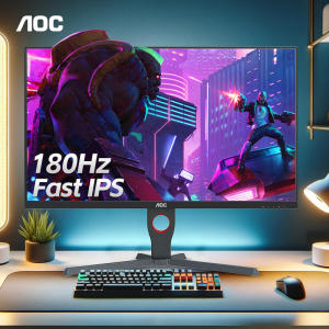 AOC25英寸180Hz电竞FastIPS液晶台式电脑显示器25G10E屏幕144hz24