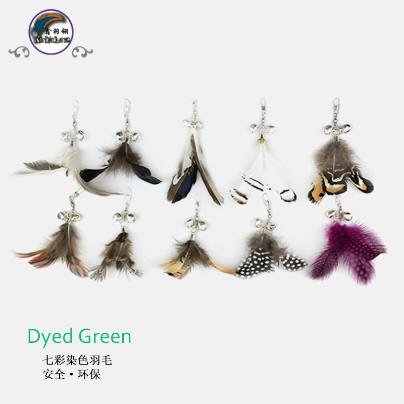 天然羽毛逗猫棒diy手工宠物用品