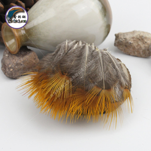纯天然白腹锦鸡羽毛野禽毛手工diy饰品羽毛头饰锦鸡黄丝