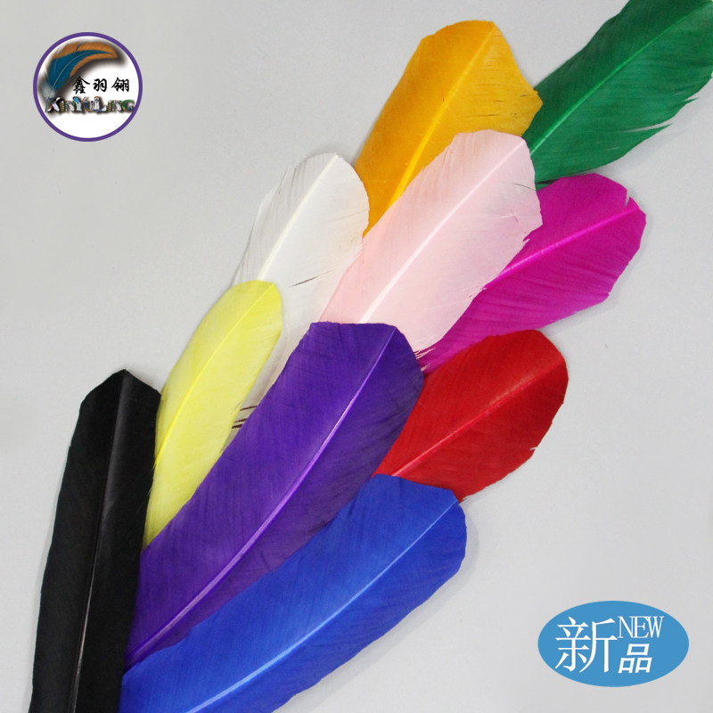 DIY手工配件火鸡窝翎25cm  cosplay 羽毛饰品婚庆羽毛,印第安头饰