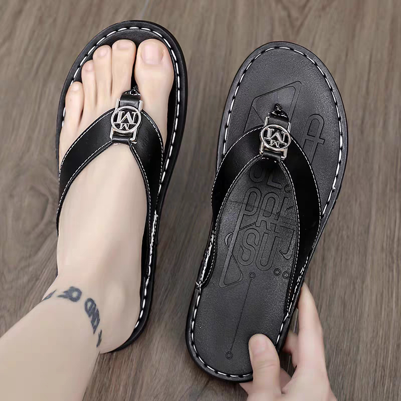 2026夏季新款人字拖男潮个性外穿高端防滑防臭拖鞋男沙滩夹脚凉拖