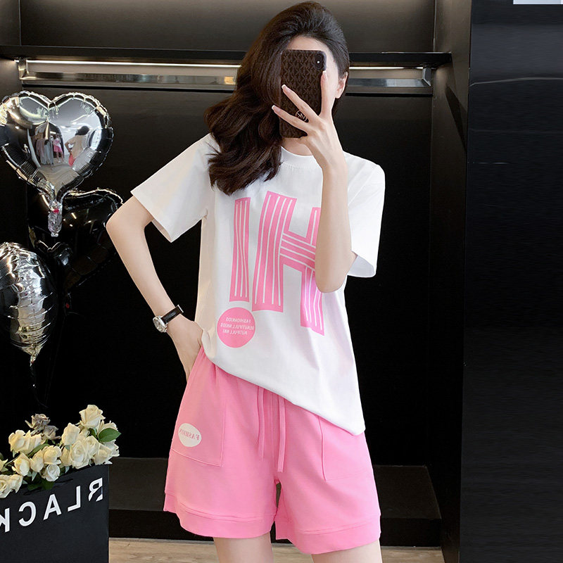 2026夏季新款休闲运动套装女今年流行爆款小个子时尚洋气纯棉跑步