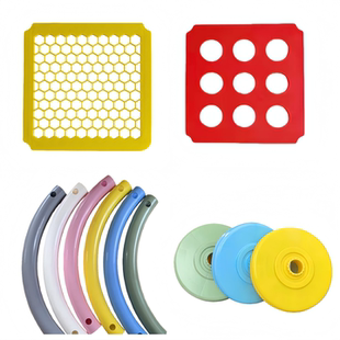 适配恒赋心启安幼大部分国产攀爬架弯管多轮九孔板蜂巢板配件挡板