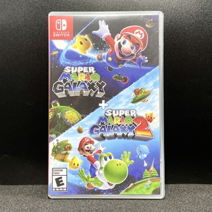 Switch ns国产空盒 超级马里奥银河1+2合集 自印封面 没有卡带