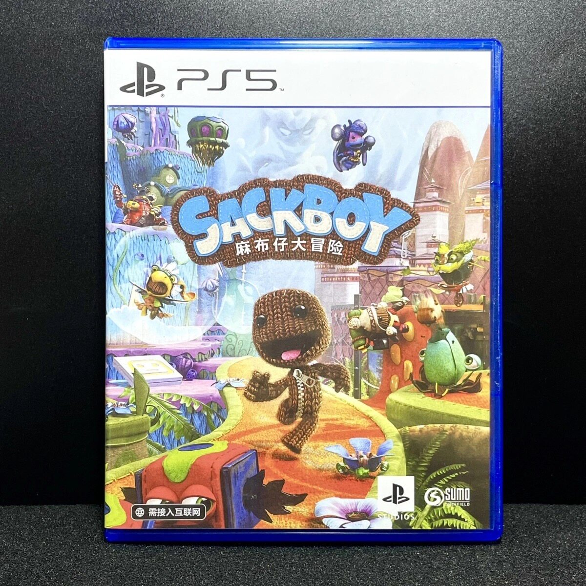 PS5国产收纳盒 麻布仔大冒险 自印封面 没有光盘 空盒
