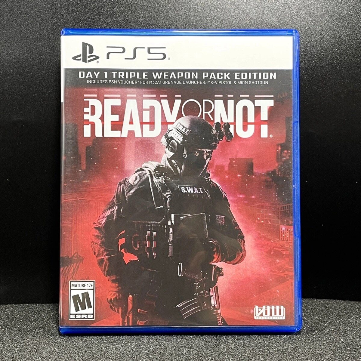PS5国产包装盒 严阵以待 Ready or Not 自印封面 没有光盘 仅空盒